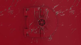 Old Red Safe Vault Opening - Powered by Shutterstock - Get 15% off with code: PIKWIZARD15