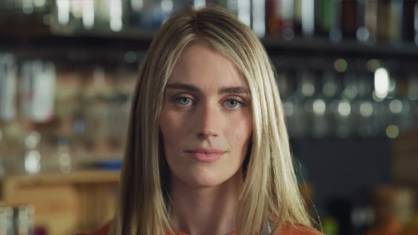 Portrait Collage with Visual Effect Zoom Out. Authentic Multiethnic People of Diverse Background, Gender, Ethnicity, Occupation. Men and Women Looking at Camera. Video Start with Caucasian Female Lead