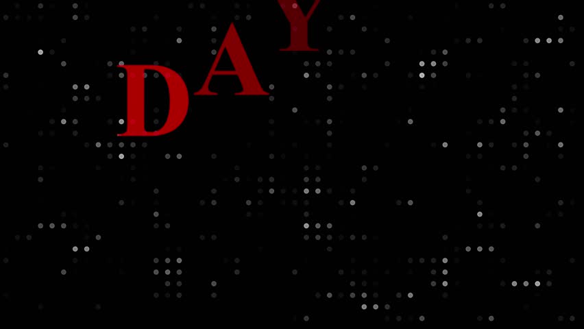 Day 48 countdown title sequence against black background with digital particle effect