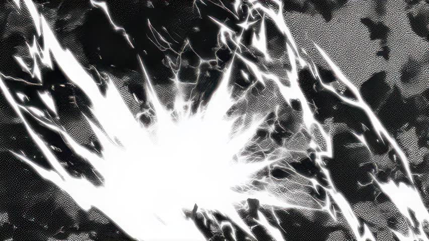 This abstract animation highlights fractured surfaces and hand-drawn motion lines. It is perfect for cinematic overlays and title animations.