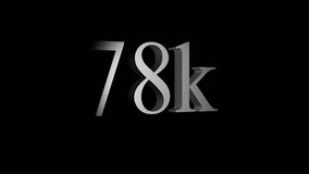 Social media followers count illustrating digital growth reaching seventy eight thousand - Powered by Shutterstock - Get 15% off with code: PIKWIZARD15