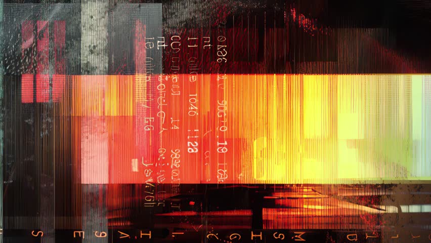 Distorted techno-loop with industrial noise, gritty textures, and glitched visual patterns. Designed for modern motion design and dystopian edits.