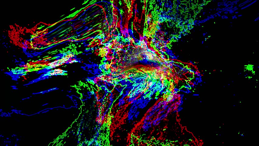 Futuristic Generative Art structure Loop