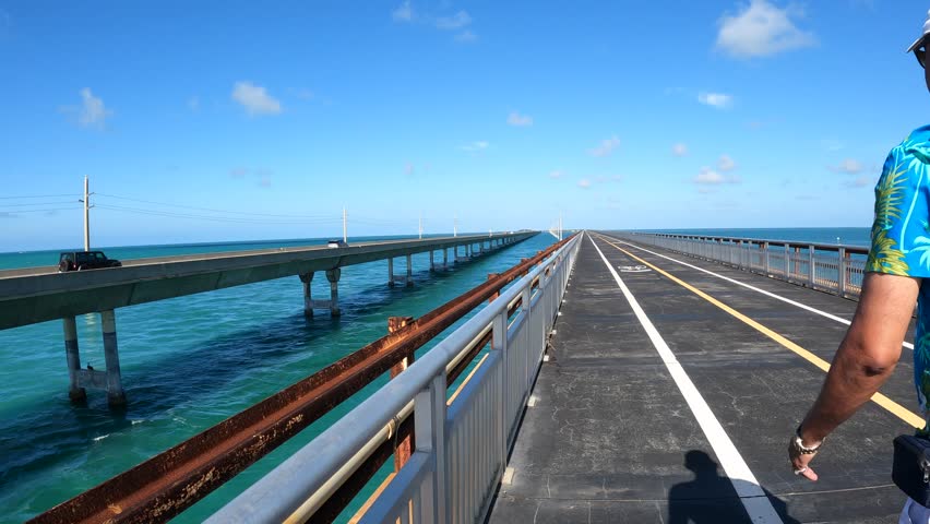 7 miles bridge Florida key west usa transport landscape water sea ocean 