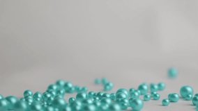 A set of four beautiful, pearl-like spheres with a luxurious glossy finish.
Realistic color pearls. 3d pearl green gold white nacre ball, gemstone beautiful necklace beads multicolor orb gems jewelry - Powered by Shutterstock - Get 15% off with code: PIKWIZARD15