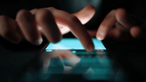 Hands on Smartphone Screen with Digital Workflow Automation Concept and Abstract Technology Elements Surrounding It. Asymptotic smart data analytic. - Powered by Shutterstock - Get 15% off with code: PIKWIZARD15