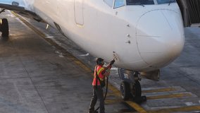 Refueling aircraft at the airport terminal, ensuring efficient operations and safety protocols - Powered by Shutterstock - Get 15% off with code: PIKWIZARD15