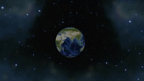 3D Earth rotating in space pulsing like bubble upon updating counts visualizing engagement growth. Planetary, digital, immersive, futuristic, connectivity, visualization, dynamic - Powered by Shutterstock - Get 15% off with code: PIKWIZARD15