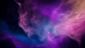 Vibrant nebula transforming and shifting colors while expanding across immense cosmic depths, revealing intricate gas and dust patterns - Powered by Shutterstock - Get 15% off with code: PIKWIZARD15