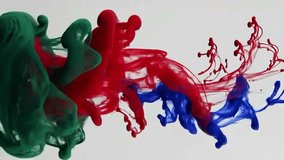 Blue and red ink or paint swirling and mixing in clear water against a white background. Abstract fluid art, colorful ink diffusion, creative motion graphics, and dynamic liquid patterns.
 - Powered by Shutterstock - Get 15% off with code: PIKWIZARD15