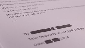 Close-up of a document marked CLASSIFIED with a red stamp - Powered by Shutterstock - Get 15% off with code: PIKWIZARD15