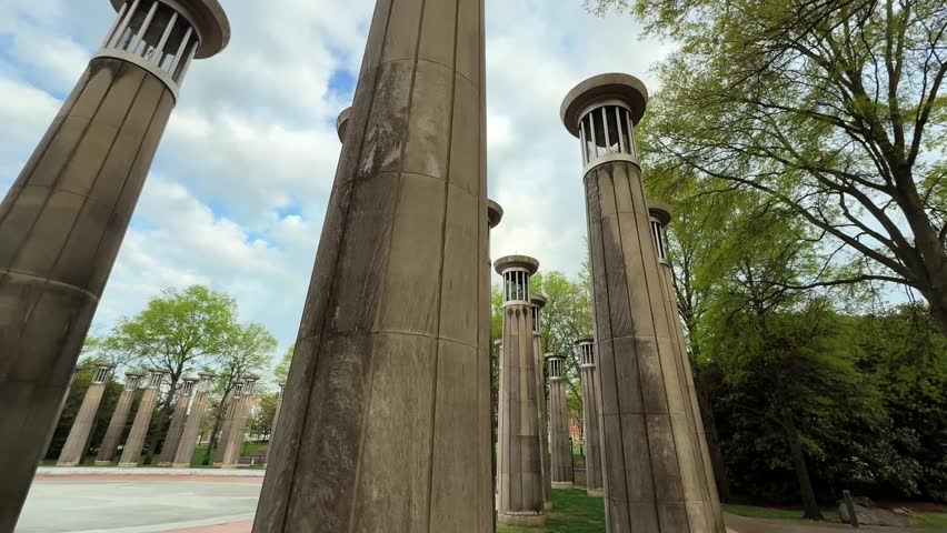 Carillon at the Bicentennial Capitol Mall State Park in Nashville, Tennessee the city