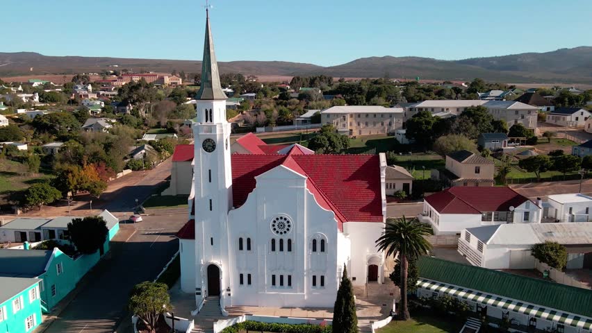 Beautiful and well maintained NG church in the farming town of Napier, South Africa