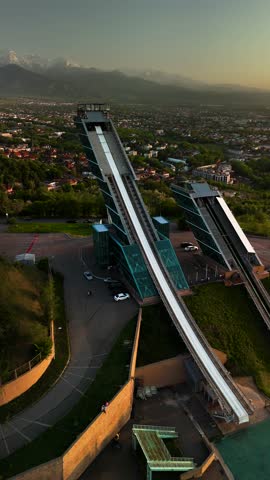 Ski jumping complex in Almaty