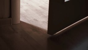 Light coming through doorway. Door opens from a dark hallway into a lighted room - Powered by Shutterstock - Get 15% off with code: PIKWIZARD15