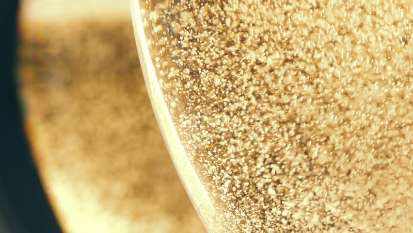 Champagne Glasses Are Topped Up