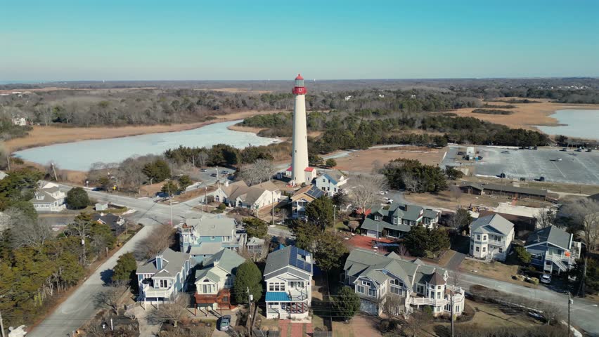 Lighthouse at Cape May Point, New Jersey