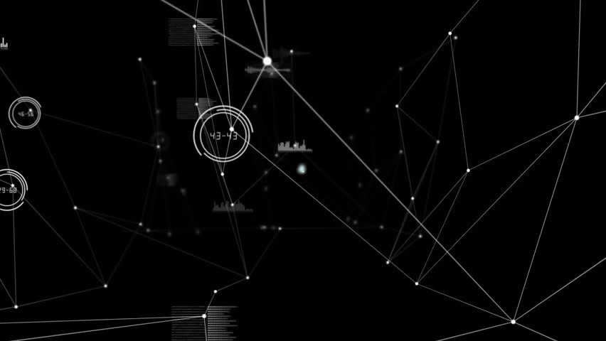 Central blue cart icon radiating lines and spawning padlock icons expanding secure commerce network. Technology, cybersecurity, data visualization, digital universe, innovation, network, e-commerce - Powered by Shutterstock - Get 15% off with code: PIKWIZARD15