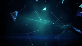 On startup holographic interface cycling lit arcs emerging shards orbiting globe for visualization. Futuristic, digital, neon, abstract, technology, immersive, high-tech - Powered by Shutterstock - Get 15% off with code: PIKWIZARD15