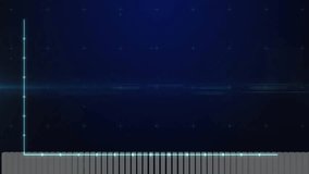 Loading dashboard, histogram and colored bars rising while wave oscillating, visualizing trends. Data, analytics, dashboard, visualization, technology, graph, interface - Powered by Shutterstock - Get 15% off with code: PIKWIZARD15