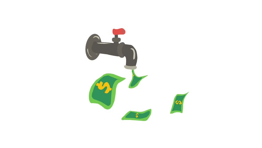 Looping Animation: Money Flowing from Faucet (Financial Concept) - Powered by Shutterstock - Get 15% off with code: PIKWIZARD15