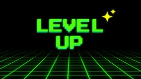 Pixel Art Game Level Up, Retro Level Up Animation - Powered by Shutterstock - Get 15% off with code: PIKWIZARD15