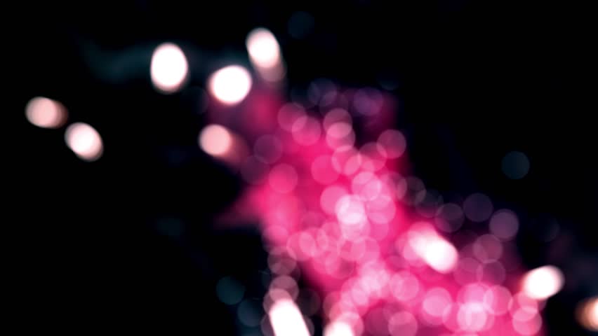Fireworks with Bokeh Effect - good quality black background