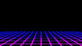 After wireframe grid rising, flickering magenta text glitching then stabilizing celebrating victory. Neon, digital, abstract, futuristic, technology, victory, animation - Powered by Shutterstock - Get 15% off with code: PIKWIZARD15