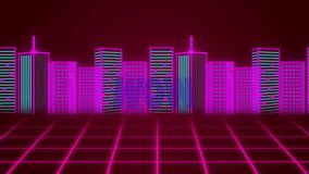 Starting with neon blue WOW hovering on pink grid, shifting to gold-red for synthwave atmosphere. Futuristic, cyberspace, digital, vibrant, cinematic, abstract, neon - Powered by Shutterstock - Get 15% off with code: PIKWIZARD15