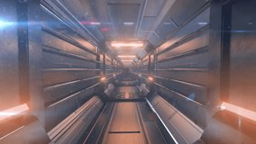 Camera drifting down corridor causing glitches before neon HIGH SCORE forming and announcing win. Futuristic, sci-fi, technology, digital, vibrant, cinematic, immersive - Powered by Shutterstock - Get 15% off with code: PIKWIZARD15