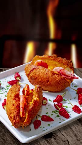 Acaraje from Bahia, a traditional Brazilian dumpling