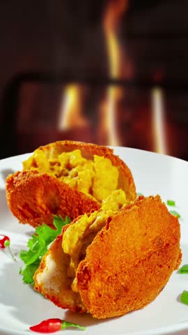 Acaraje from Bahia, a traditional Brazilian dumpling