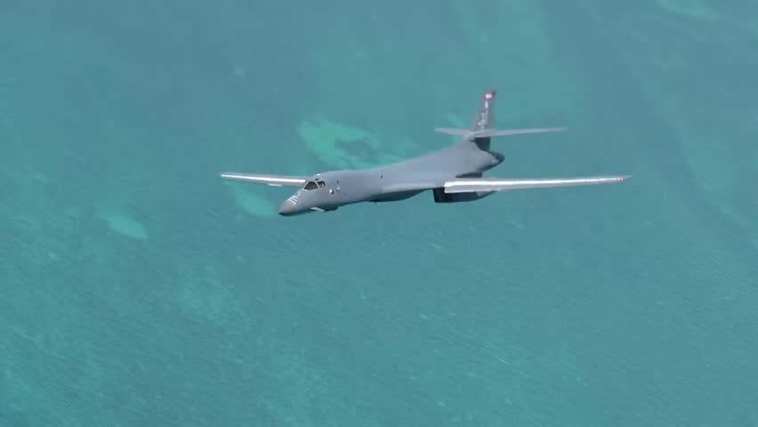 B-1 Lancer Demonstration at Hyundai Air and Sea Show in Miami Beach, Florida