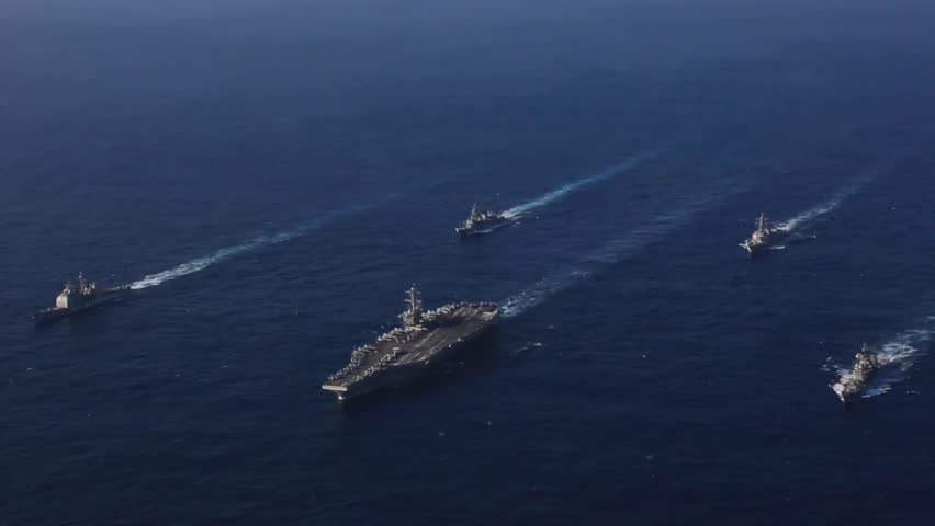 USS Abraham Lincoln Carrier Strike Group (CVN-72) at sea
