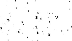 Animation of many dollar signs.animated animation moving question marks questioning white background. - Powered by Shutterstock - Get 15% off with code: PIKWIZARD15