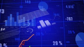 Flickering red line sparking orange trend climbing percentages updating bars rising showing growth. Data analysis, financial visualization, dashboard, analytics, digital interface, progress tracking, - Powered by Shutterstock - Get 15% off with code: PIKWIZARD15