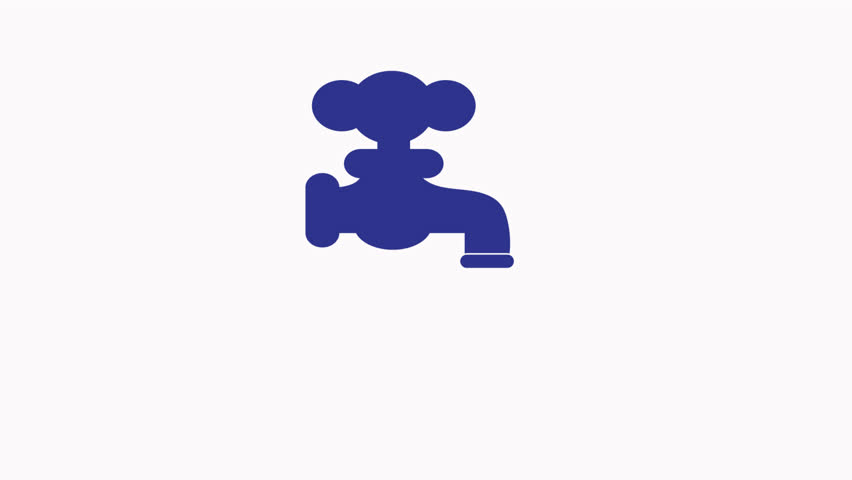 faucet icon animation illustration flat