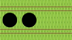 happy easter sale motion animation with cute rabbit from black hole on bamboo sticks background and beautiful animated easter eggs. - Powered by Shutterstock - Get 15% off with code: PIKWIZARD15