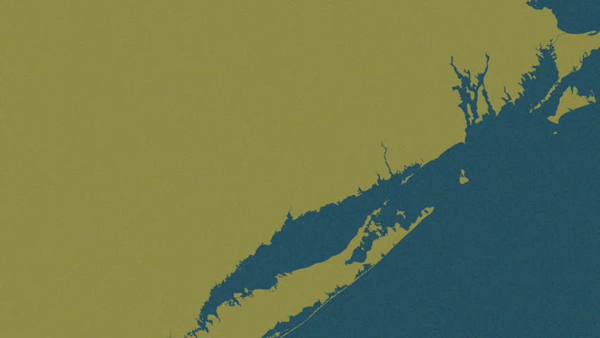Connecticut region, United States, extruded. Pattern map