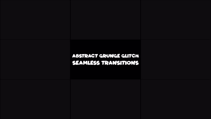 Abstract Grunge Glitch Seamless Transition is a raw, artistic motion graphics featuring dynamic transition blending hand-drawn textures with digital glitch effects. Perfect for music videos, social