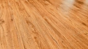 Luxury Light Solid Wood Floor, Wooden floor in perspective view for background.empty room or house interior. window light, space, laminate rustic  floor, new clean surface of wood texture. 4k video  - Powered by Shutterstock - Get 15% off with code: PIKWIZARD15