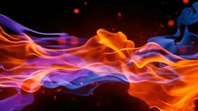 Bright waves of blue, green and orange flowing gracefully on a dark background, creating a sense of movement and energy, ideal for digital designs, wallpapers and artistic visual projects. - Powered by Shutterstock - Get 15% off with code: PIKWIZARD15