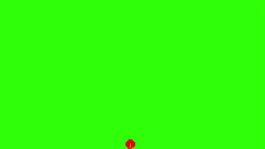 Retro Pixel Art Cartoon Exploding Bubble or Explosion Fire Animation Loop on Green Screen. Perfect for retro video games, manga or anime animated fight pop ups, nostalgic gaming projects.	
