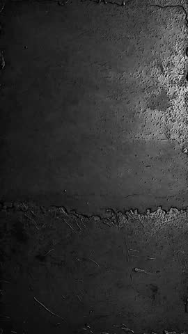Vertical dynamic animated background for the video using the texture of rusty scratched iron. Fast-changing frames are used as the background for the title.
