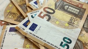 Falling Euro Banknotes, euros cash. Investments, family budget and savings concept	 - Powered by Shutterstock - Get 15% off with code: PIKWIZARD15