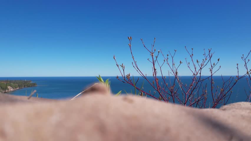 Lake Superior Log Slide Overlook High dunes