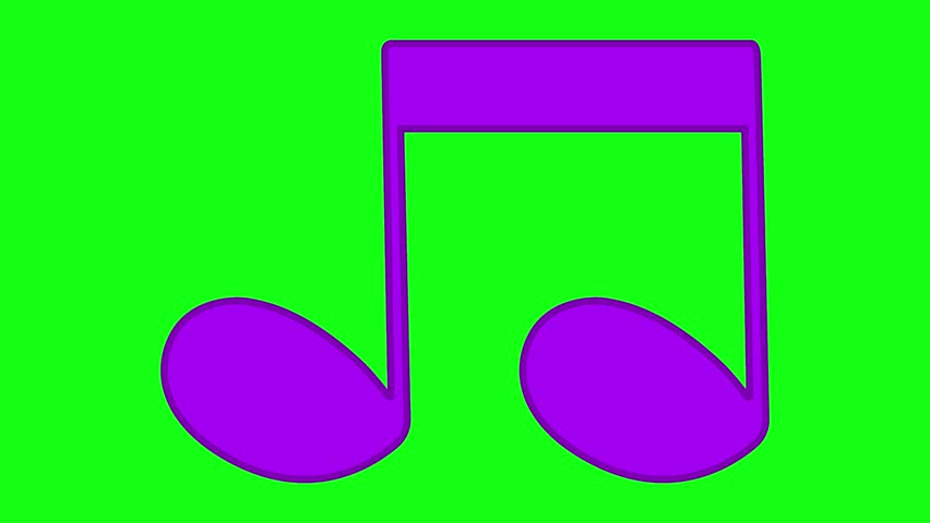 Animated Hand Drawn Music Symbols Classic Melody Sign with  Doodle Style Dancing Music Note Symbol with  Animated Music Note Sketch Abstract motion video Music Icons