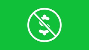 De-dollarization payment transaction dollar money not allowed logo symbol prohibition crossed circle in green screen background - Powered by Shutterstock - Get 15% off with code: PIKWIZARD15