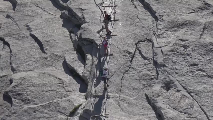 Hiking in Yosemite national park