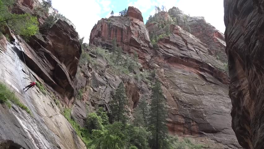 Zion national park beautiful landscape 